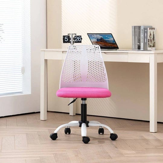 armless-task-chair-low-back-swivel-rolling-chair-for-small-space-pink-1