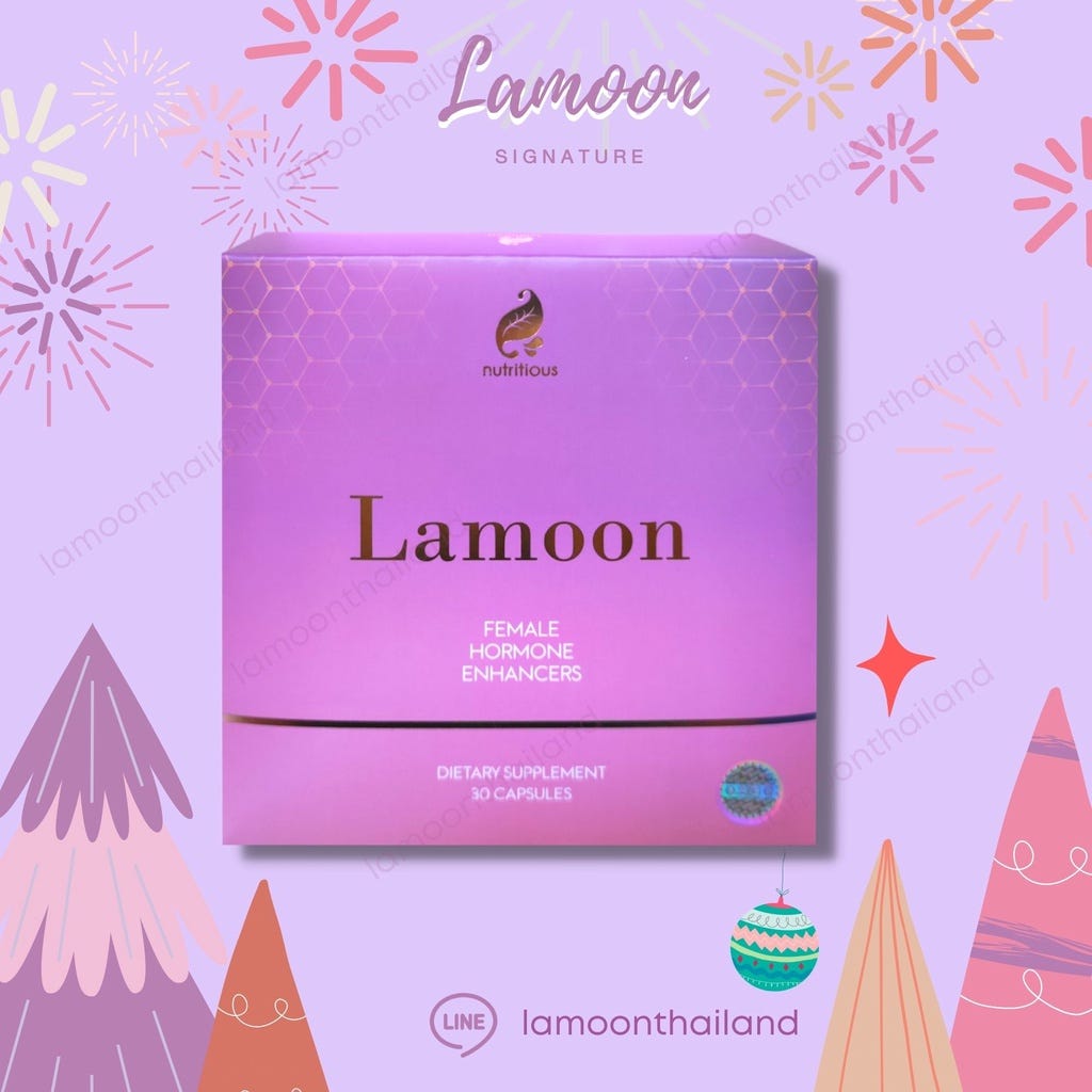 Lamoon Lamoon, a two type of female hormone supplement, 30 capsules, 1