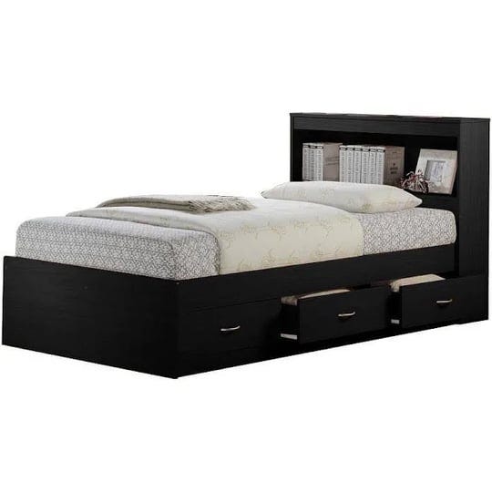 hodedah-twin-size-captain-bed-with-3-drawers-and-headboard-black-1