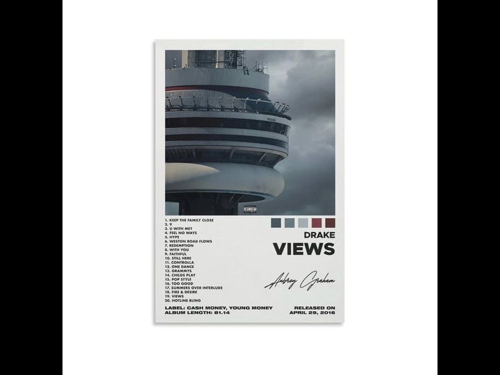 ofitin-drake-poster-music-poster-views-album-cover-posters-for-room-aesthetic-canvas-art-poster-and--1