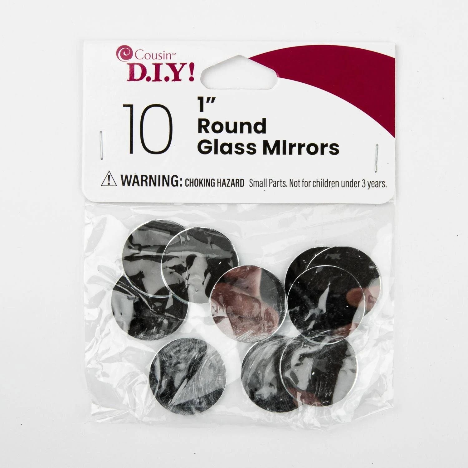 Round Glass Craft Mirrors for Art and DIY Decor | Image