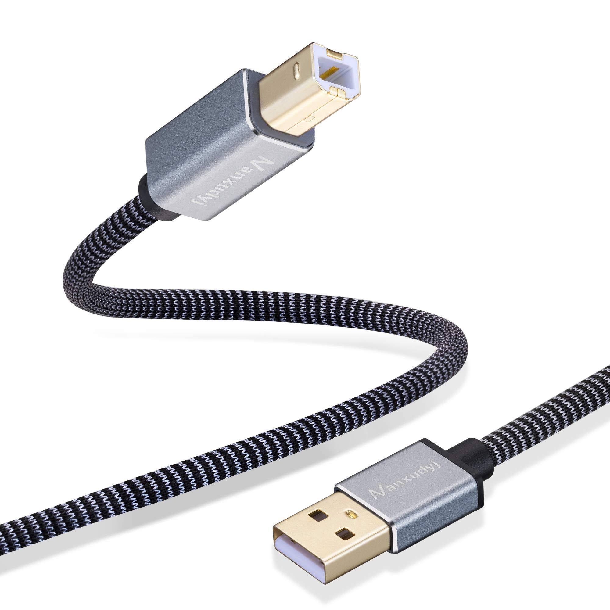 Nanxudyj Universal Printer Cable for High-Speed Data Transfer | Image