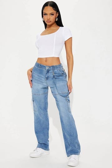 womens-all-tapped-out-stretch-straight-leg-cargo-jeans-in-medium-wash-size-small-by-fashion-nova-fas-1