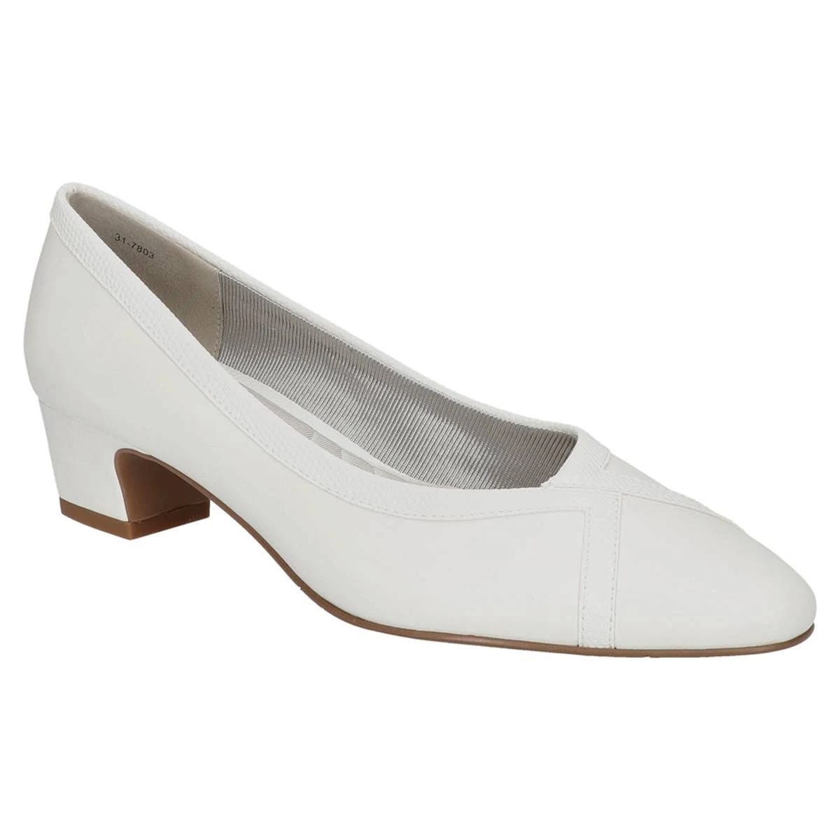 Easy Street Myrtle Pump - White Women's Shoe, Size 5 | Image