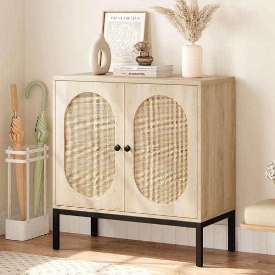 idealhouse-buffet-cabinet-rattan-storage-cabinet-with-doors-and-shelves-accent-cabinet-sideboard-woo-1