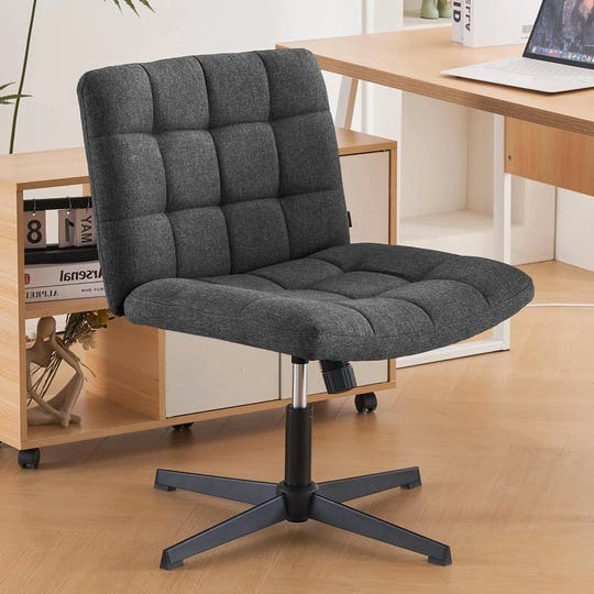 furniliving-modern-padded-office-chair-linen-fabric-home-office-desk-chair-height-adjustable-compute-1