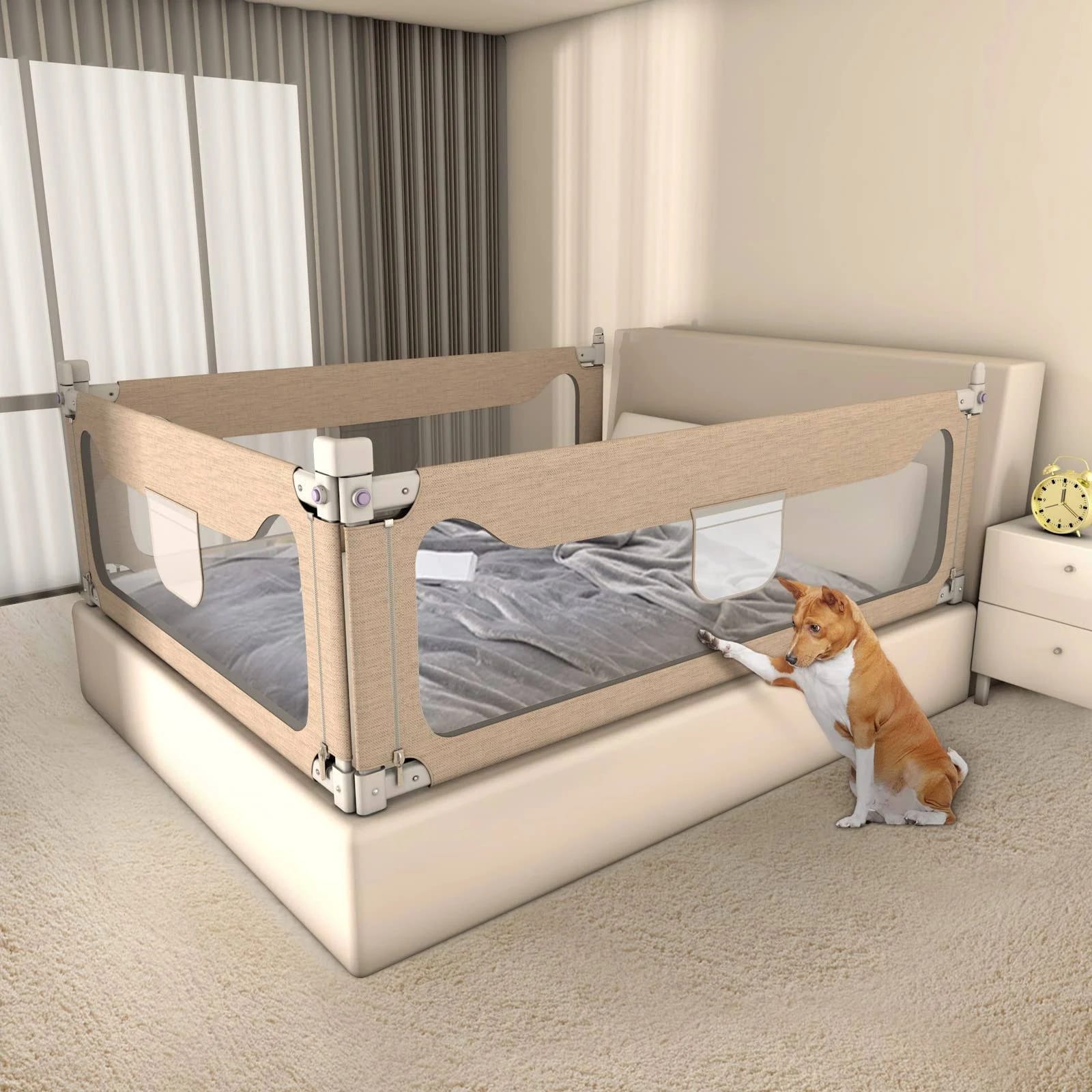 Extra Tall Safety Bed Guard Rails for Kids | Image