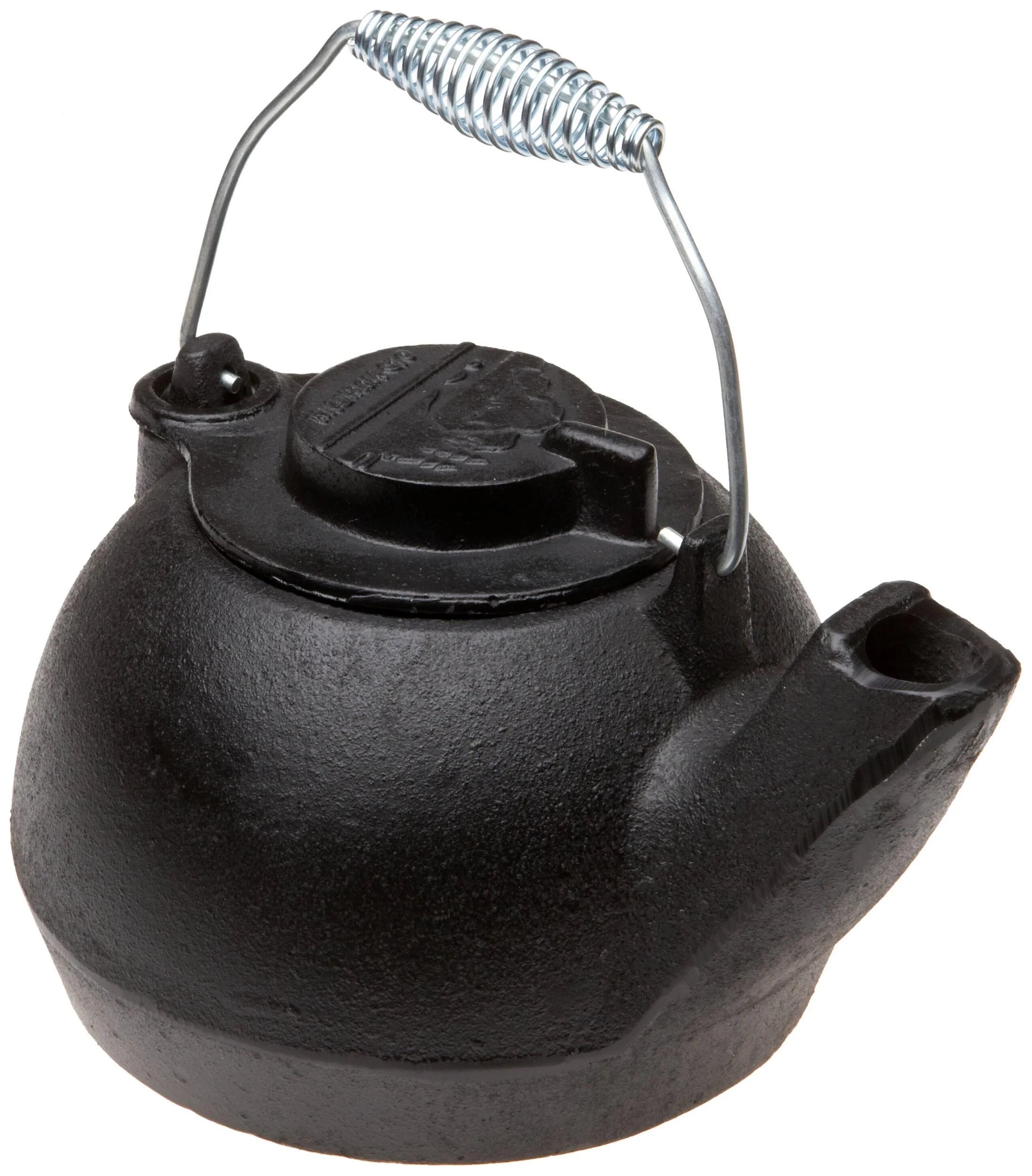 Old Mountain Cast Iron Tea Kettle for 2 Quarts of Coffee or Tea | Image