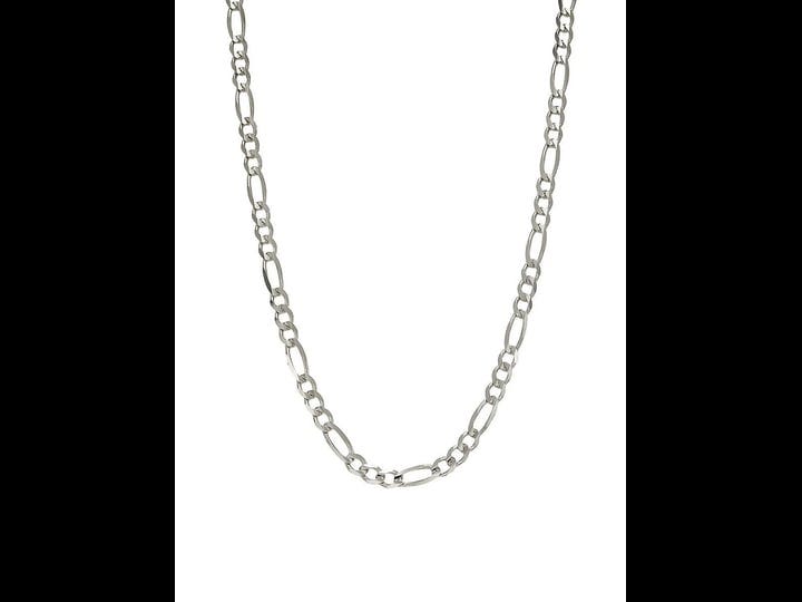 14k-white-solid-gold-figaro-chain-necklace-6-0mm-white-21