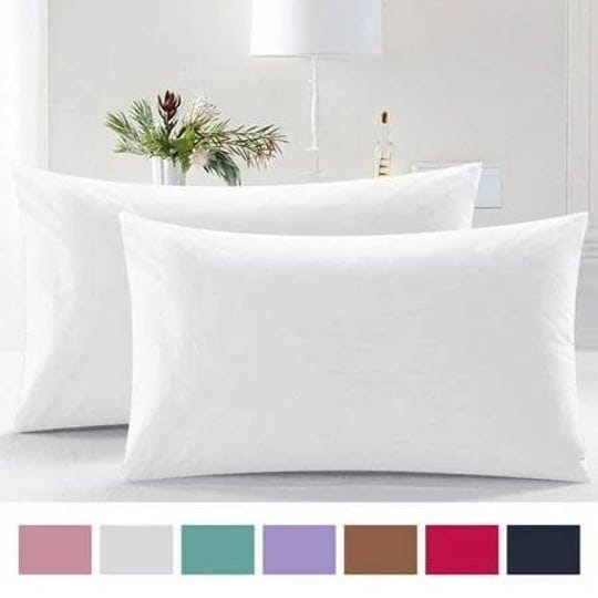 anminy-pillowcase-set-of-2-pillow-cases-soft-cotton-bed-pillow-covers-standard-queen-king-size-gray-1