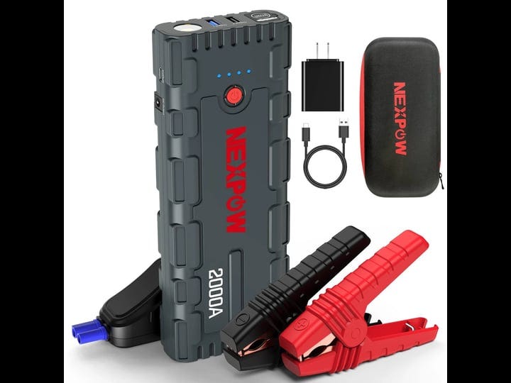 nexpow-2000a-peak-18000mah-car-jump-starter-with-usb-quick-charge-3-0-gray-1