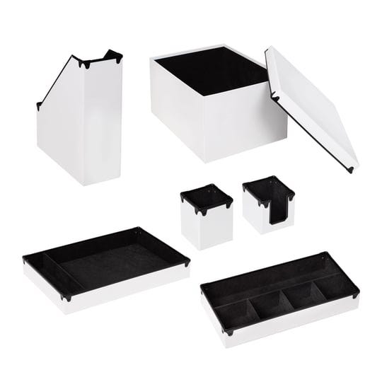 honey-can-do-6-piece-faux-leather-desk-organization-set-white-1