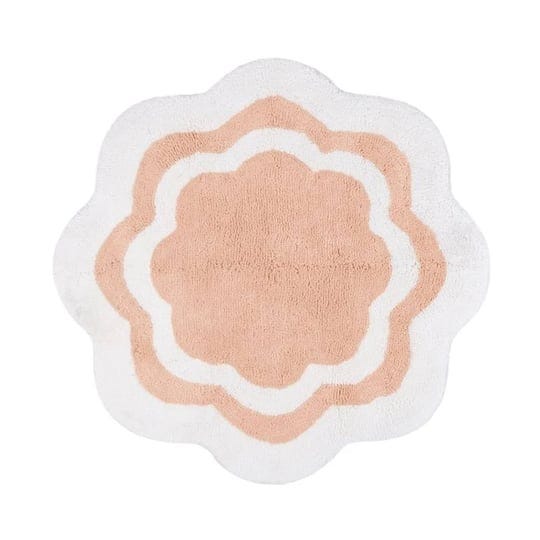 sherry-kline-32-scalloped-edge-round-bathmat-two-tone-color-white-baby-pink-center-1