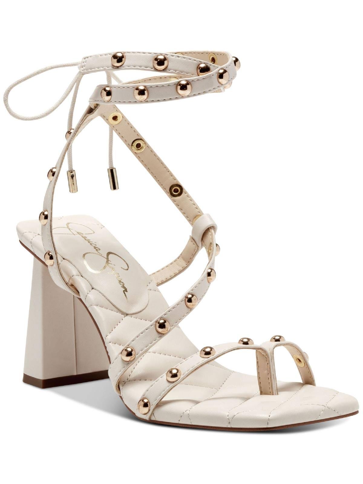 Jessica Simpson's Studded Tie-Up Sandals - Stylish Heels for All | Image