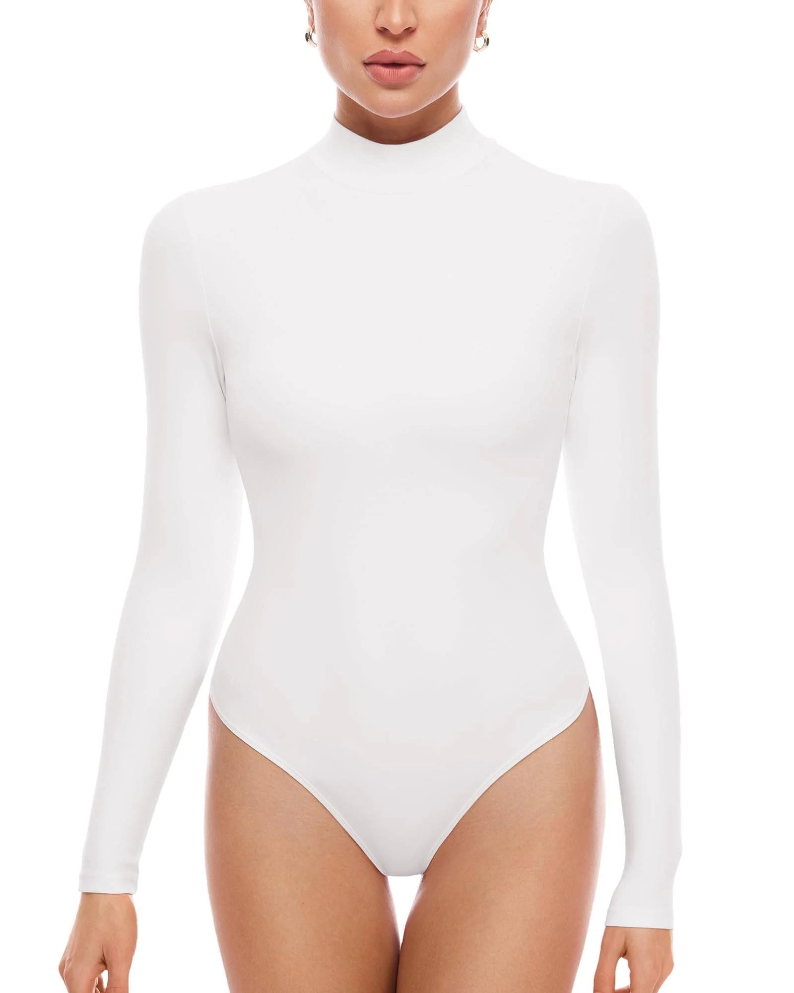 Comfortable Black Turtleneck Bodysuit | Image