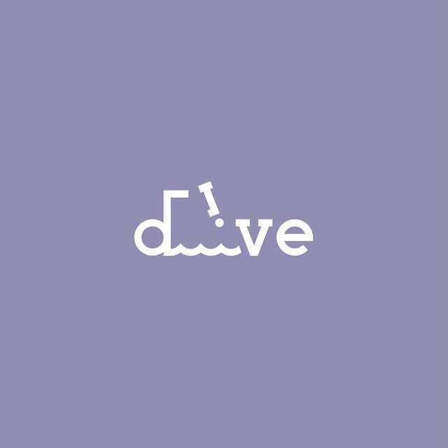 Clever Typographic Logos - Dive
