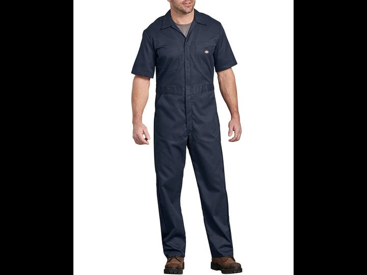 dickies-mens-flex-short-sleeve-coverall-dark-navy-1