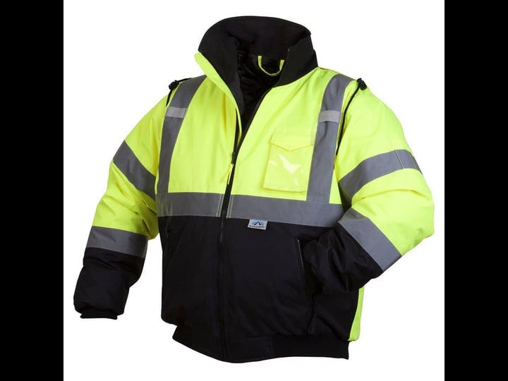 pyramex-rj3210-type-r-class-3-hi-vis-lime-jacket-1