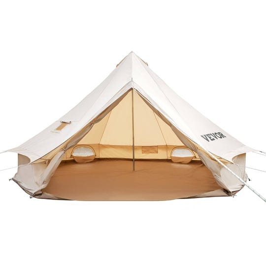 vevor-4m-double-door-large-cotton-canvas-bell-tent-glamping-yurt-camping-tent-1