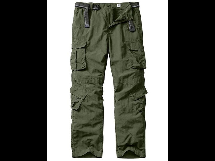 linlon-mens-outdoor-casual-quick-drying-lightweight-hiking-cargo-pants-with-8-pocketsarmy-green36-1