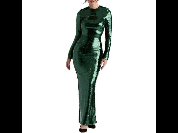 house-of-cb-belle-sequin-long-sleeve-open-back-maxi-dress-pine-green-1