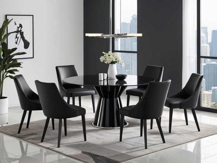 Black-Round-Kitchen-Dining-Room-Sets-2