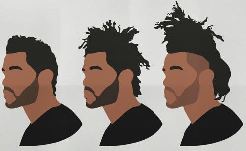  Abel Tesfaye hair