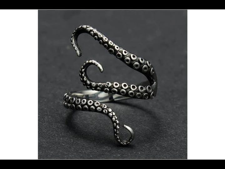 vintage-titanium-steel-octopus-sea-monster-squid-kraken-punk-antique-ring-retro-by-papas-bubble-1