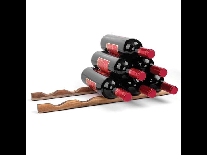 ironwood-28985-compact-wooden-wine-rack-bottle-holder-acacia-wood-1