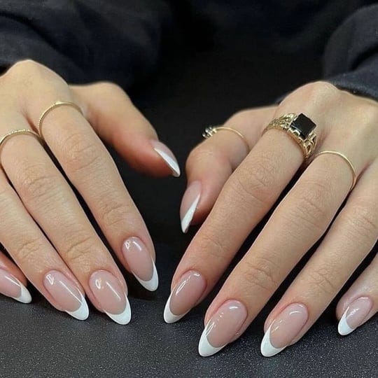 french-tip-press-on-nails-almond-shape-fake-nails-medium-length-acrylic-nails-glossy-nude-with-frenc-1