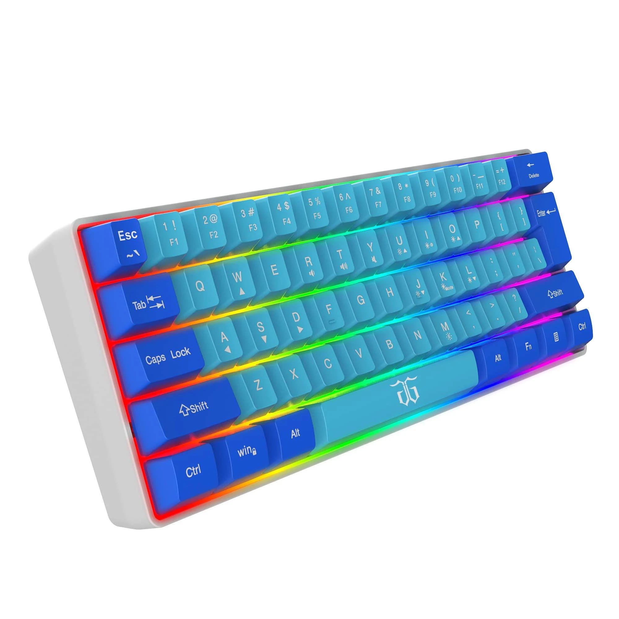 Stylish, Waterproof 60% Gaming Keyboard with RGB Backlighting | Image