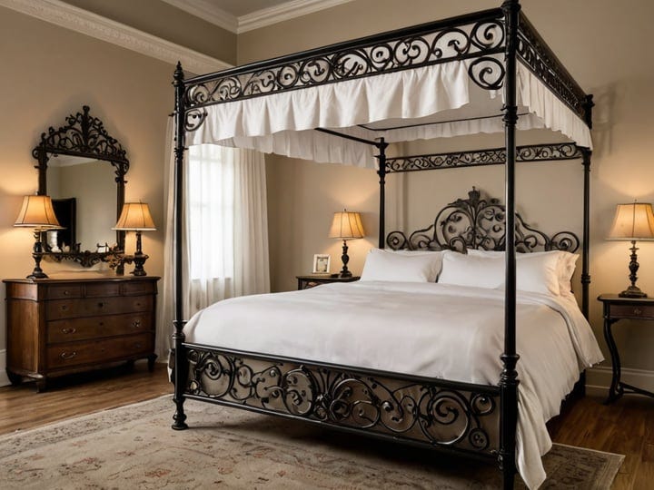 King-Size-Metal-Canopy-Beds-5