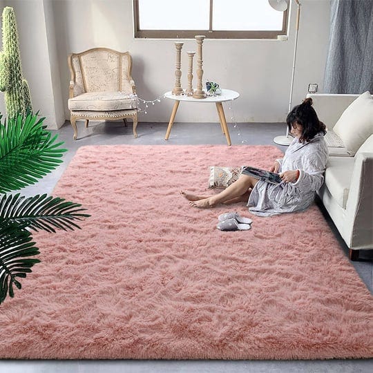 dweike-fluffy-area-rugs-for-living-room-bedroom-3x5-ft-plush-high-pile-pink-rug-for-kids-girls-bedro-1