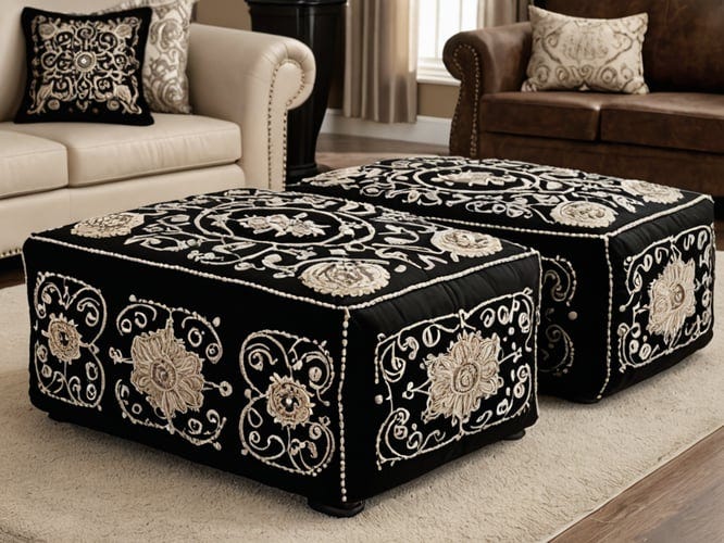 Black-Square-Ottomans-Poufs-1