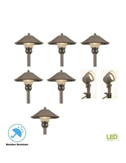 hampton-bay-low-voltage-bronze-outdoor-led-landscape-path-light-kit-8-pack-1