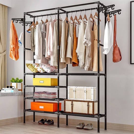 moamun-metal-garment-rack-clothing-hanging-rack-free-standing-clothing-hanger-with-top-rodlower-stor-1