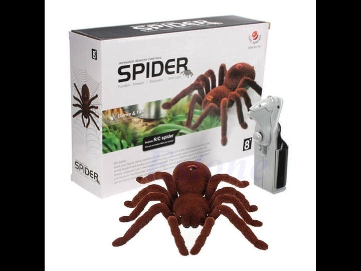 as-seen-on-image-kid-gift-remote-control-scary-creepy-soft-plush-spider-infrared-rc-tarantula-toy-1