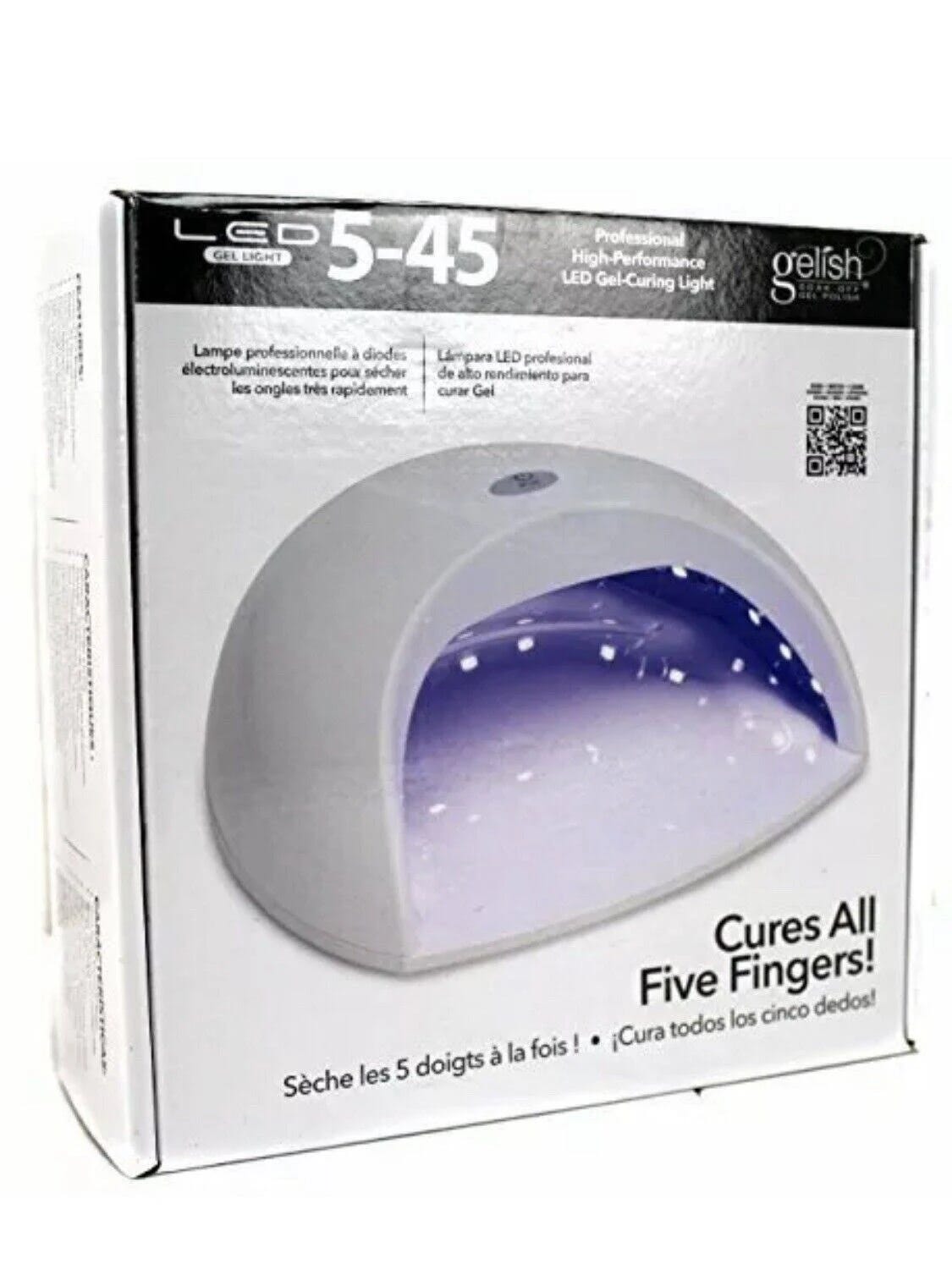 Gelish Pro 45 LED UV Nail Lamp: High-Performance Mini Curing Light for Flawless Nail Manicures | Image