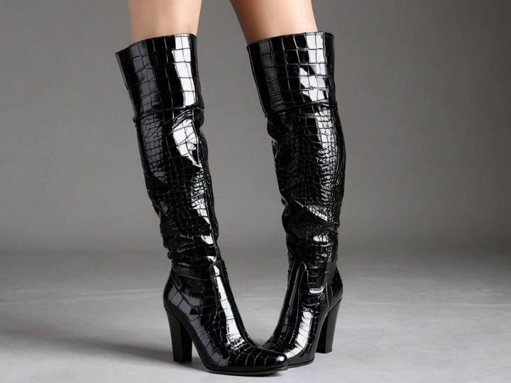 Black-Croc-Knee-High-Boots-3