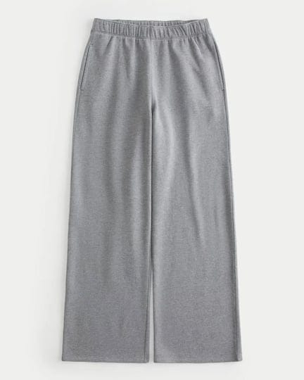 womens-feel-good-fleece-wide-leg-pants-in-heather-grey-size-l-long-from-hollister-1