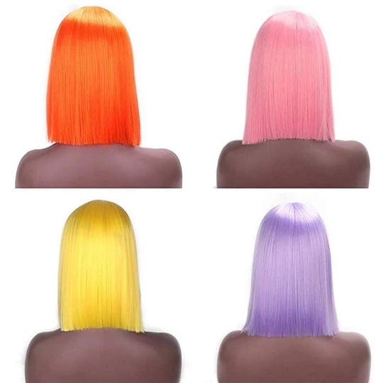 entranced-styles-pink-wig-synthetic-straight-hair-middle-part-shoulder-length-bob-wigs-for-women-col-1