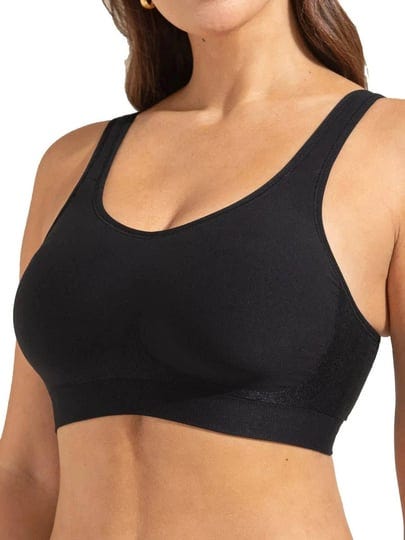 women-truekind-daily-comfort-wireless-shaper-bra-4xl-black-brand-new-1