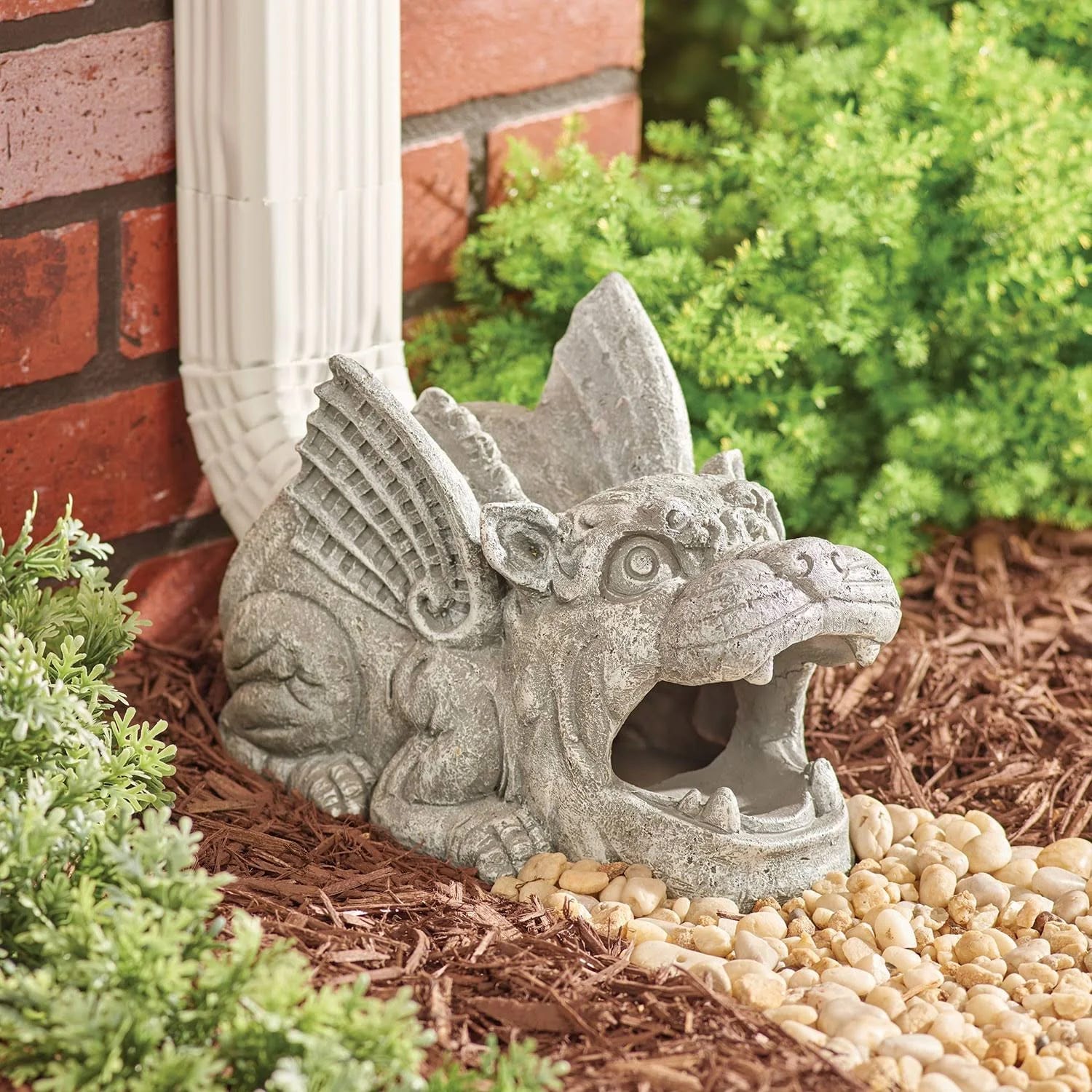 What on Earth Gargoyle Downspout Extender - Rain Gutter Diverter | Image