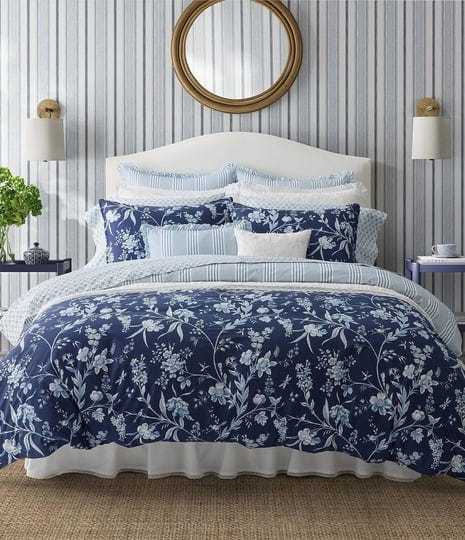 laura-ashley-branch-toile-7-piece-blue-cotton-bonus-full-queen-comforter-set-1