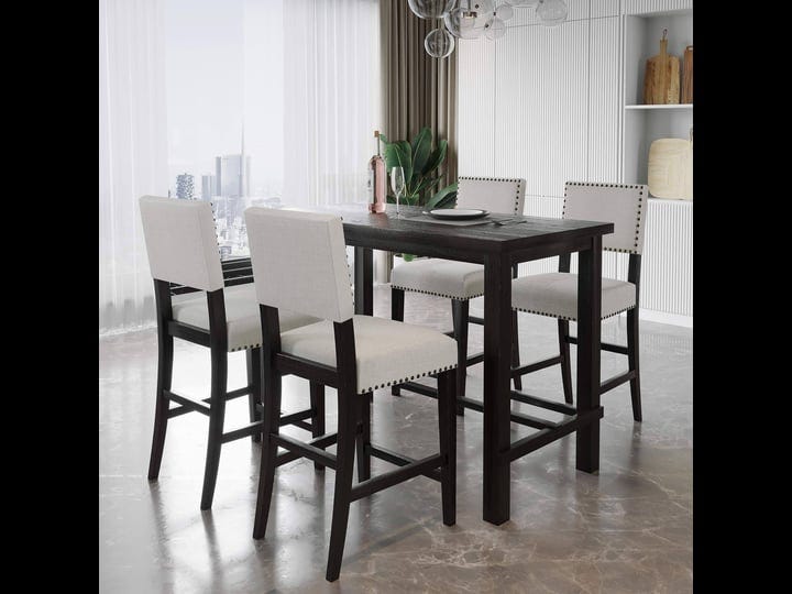 merax-5-piece-dining-set-kitchen-table-set-counter-height-table-set-with-one-rectangle-table-and-4-c-1