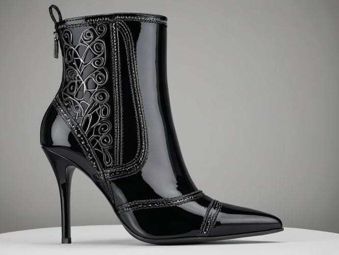 Black-High-Heeled-Ankle-Boot-1