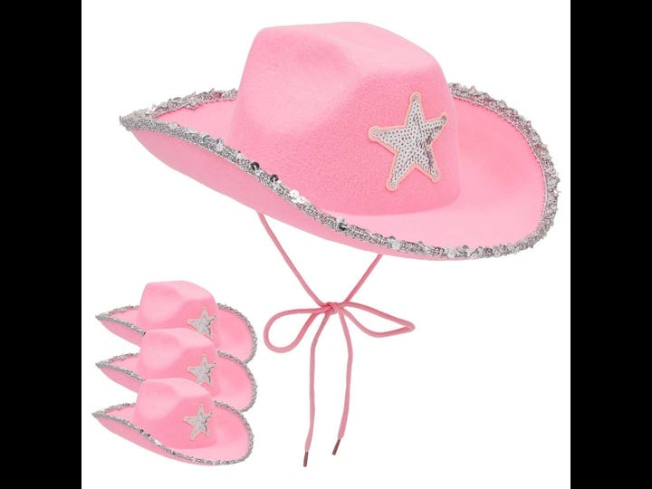 zodaca-4-pack-pink-cowboy-hats-cute-felt-cowgirl-hats-with-western-star-for-costume-dress-up-party-a-1