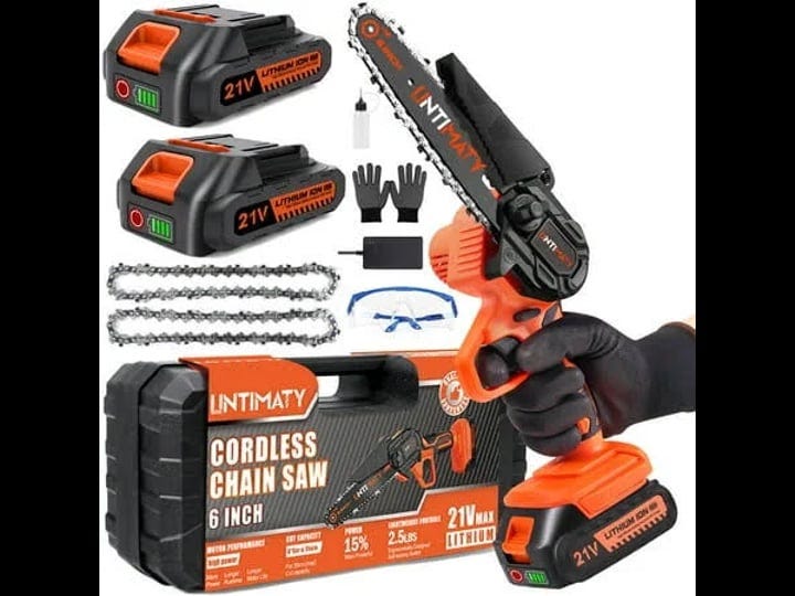 untimaty-6-inch-mini-chainsaw-with-2-batteries-2-chains-6-inch-cordless-handheld-chain-saw-wood-cutt-1