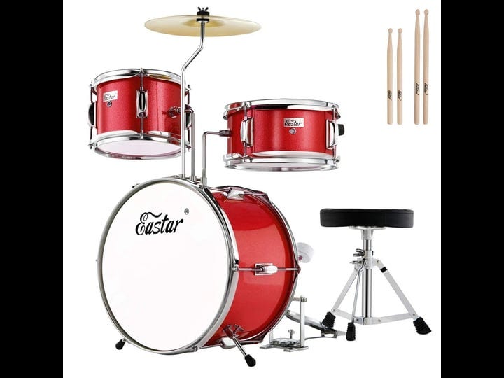 eastar-drum-set-for-kids-and-beginners-3-piece-14-drum-kit-with-adjustable-throne-cymbal-pedal-two-p-1