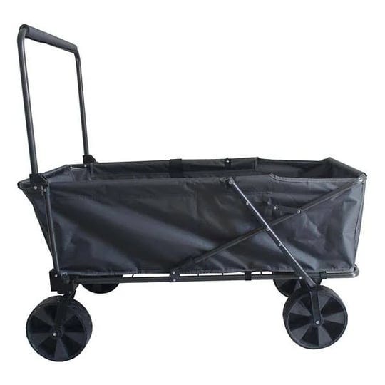 zenithen-jumbo-folding-portable-wagon-with-x-large-all-terrain-wheels-grey-1